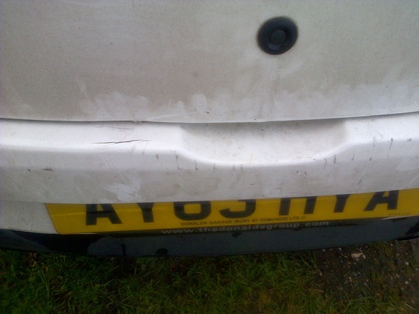 Scratch repair on a Mazda?