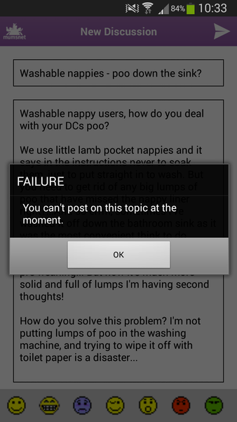 Can't start threads on app