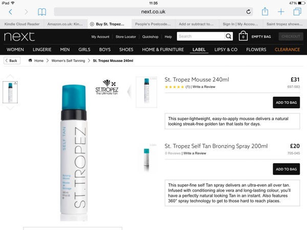 Saint tropez shower. I'm going in