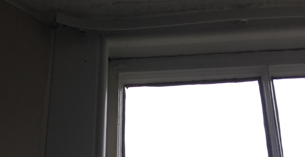 Track curtain help