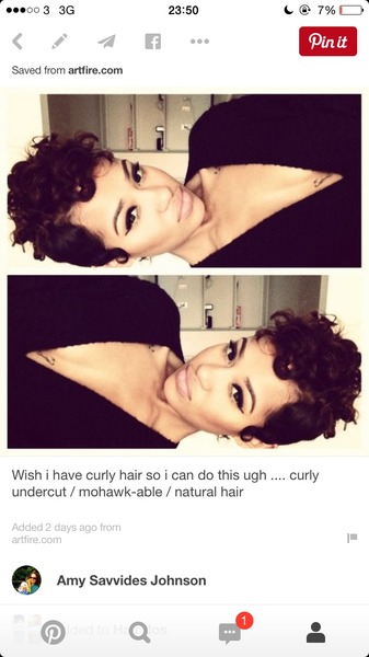 Long pixie cut with wavy hair?