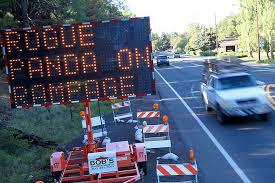 To worry about the safety notices on motorways?