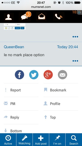 Can we have a "ghost post" option?