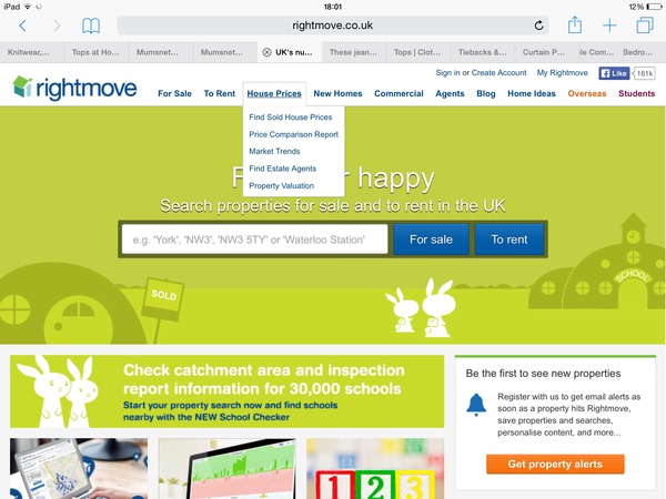 Zoopla/Rightmove vs on the market