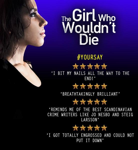 Mumsnetter-penned thriller, "The Girl Who Wouldn't Die" #1 on free Kindle. Free! Now!