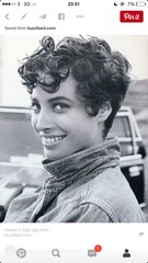 Long pixie cut with wavy hair?