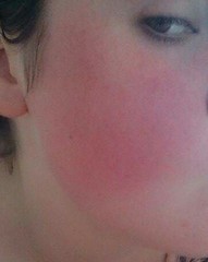 BB /CC cream with really red cheeks
