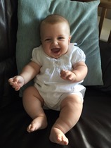 Jan 2015- what will they be doing next? Sitting, eating, crawling....