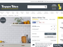 Off white kitchen cupboards - cream or white metro tiles?