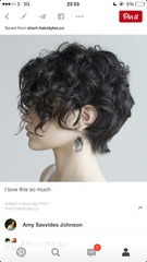 Long pixie cut with wavy hair?