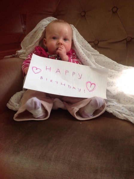 I can hear DH upstairs pretending to stomp around like a monster, and the kids are shrieking with joy...