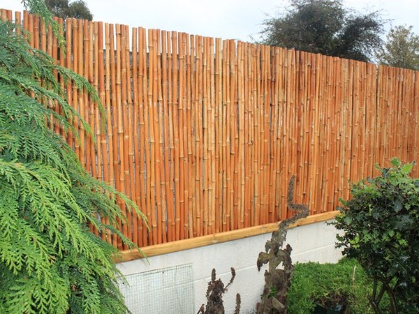 to put up 8ft bamboo screening to block next doors extention from overlooking me