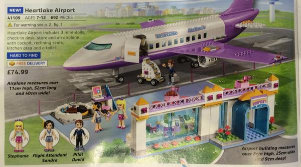 to be MAD about bloody Lego Friends airport, where the pilot is a MAN.