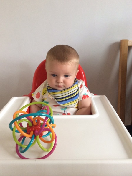 Jan 2015- what will they be doing next? Sitting, eating, crawling....