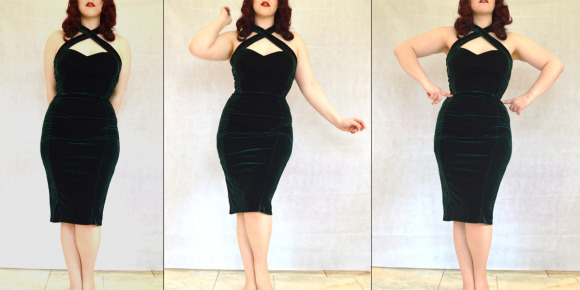 Which makeup look with this dress for tonight?