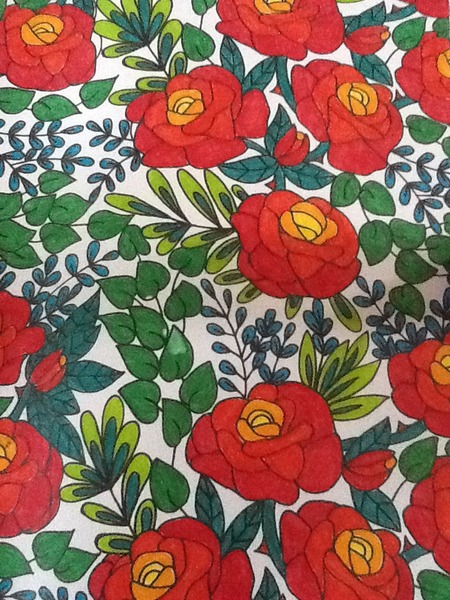 Adult colouring in books