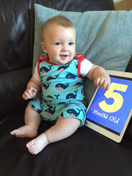 Jan 2015- what will they be doing next? Sitting, eating, crawling....