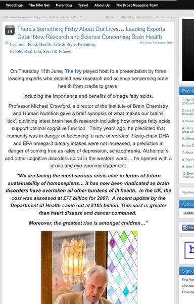 To have been shocked at this article?