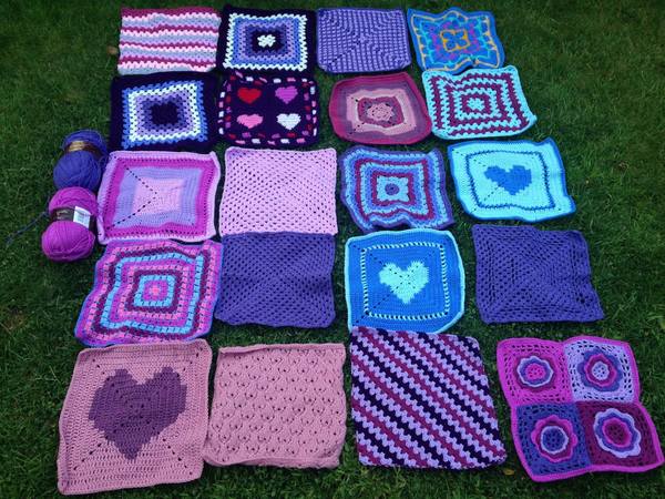 Woolly Hugs: Blankets for the Children of Chernobyl. Squares needed!