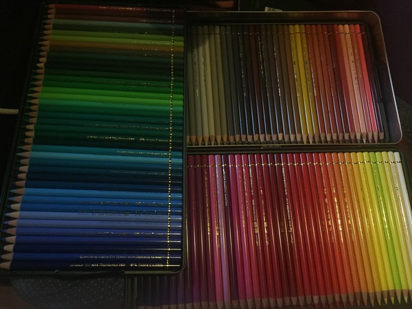 Adult colouring in books