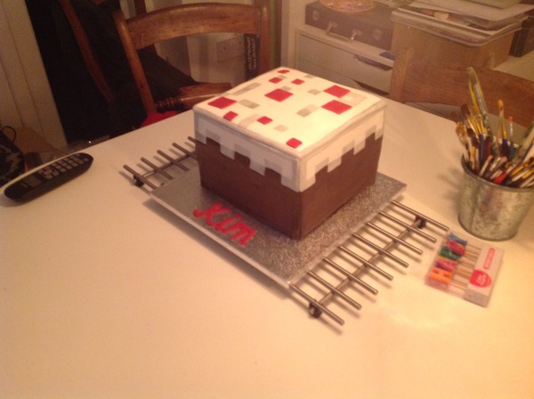 Minecraft TNT cake!! HELP!