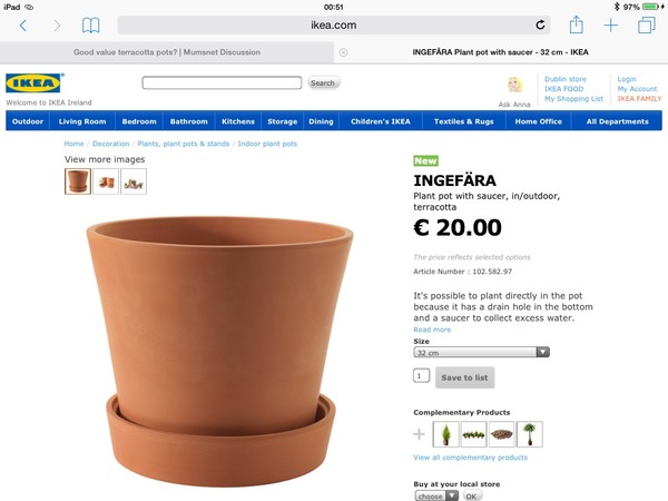 Good value terracotta pots?