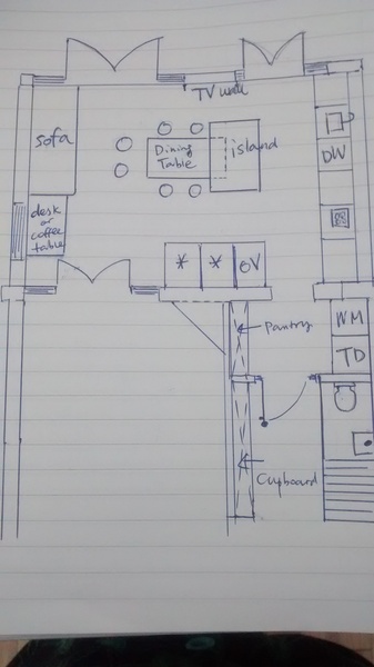 Kitchen diner extension plan help