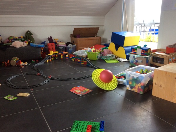 To pack away every single toy?
