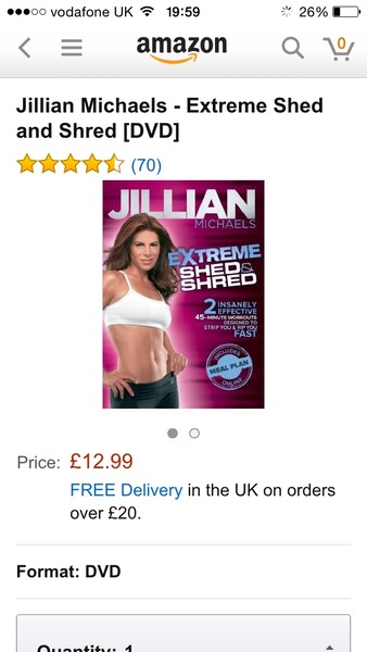 Which Jillian dvd after Shred?