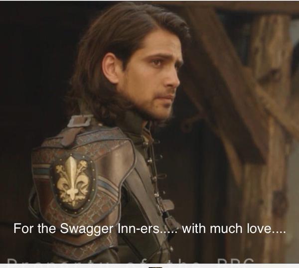 Swagger Inn Thread 101 - we're out & we're proud of our love for The Musketeers