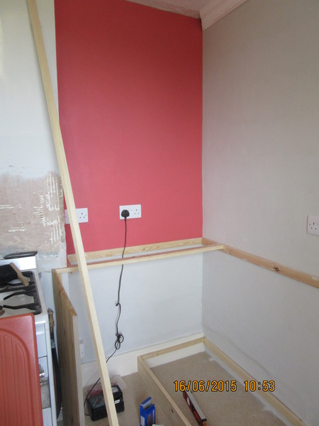 Kitchens without wall cabinets