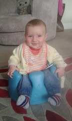 Jan 2015- what will they be doing next? Sitting, eating, crawling....