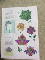 Adult colouring in books