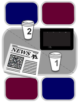 Sharing tables in cafés
