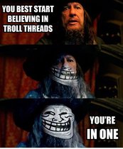 Agreed upon signal that OP is a troll?