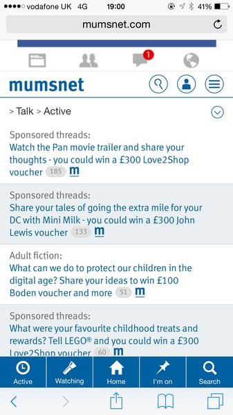 Flashing ad is back!