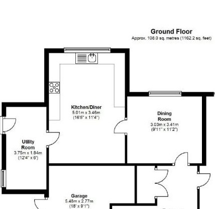 How would you lay out this kitchen diner?
