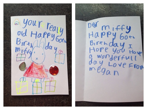 Win a gorgeous Miffy goodie bag and £110 lamp! Get your DCs to design a brilliant birthday card