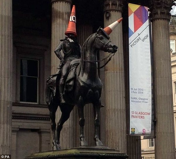 to be irritated with parking cones outside my house ?
