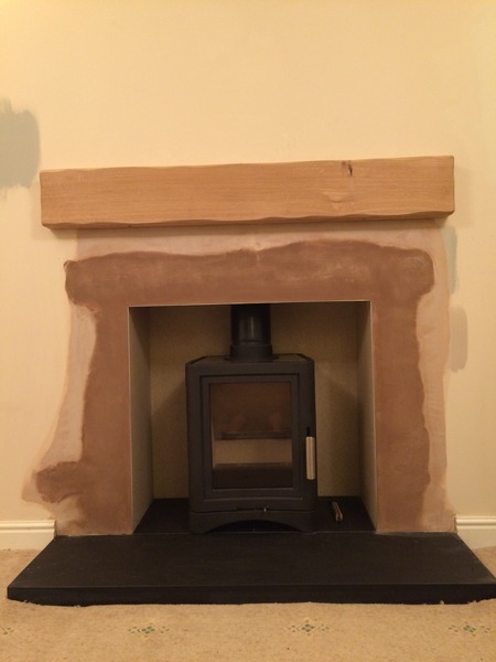 What do you think of my wood burning stove and mantelpiece??