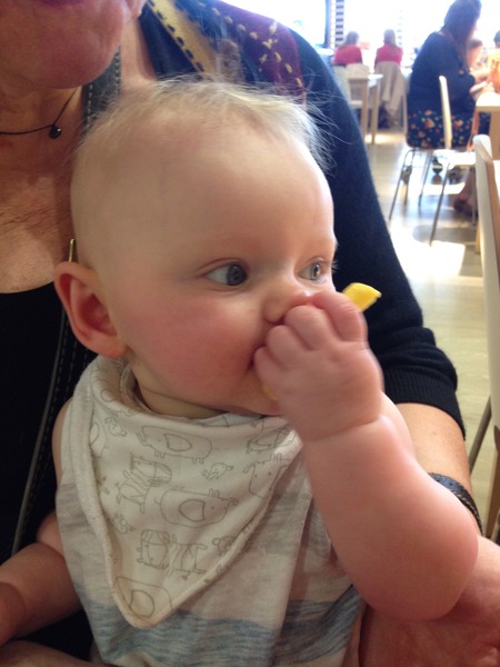 Jan 2015- what will they be doing next? Sitting, eating, crawling....