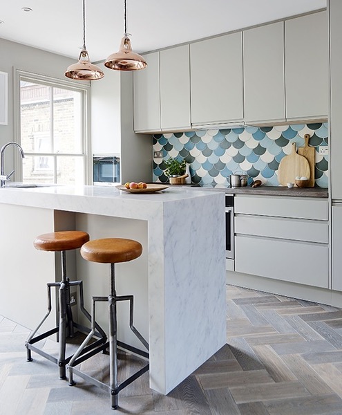 What to put on a wall right beside a cooker - tiles, glass, gloss paint, tinfoil??