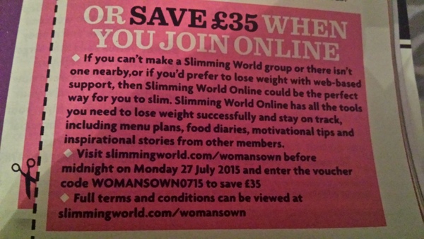 Anyone know of an online voucher code for July?