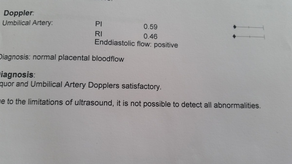 Worried after scan this morning