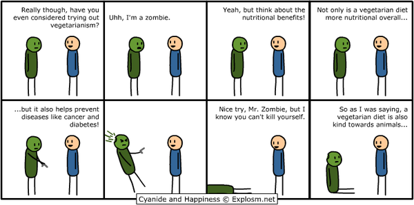 To ask everyone to eat less meat and meat products?