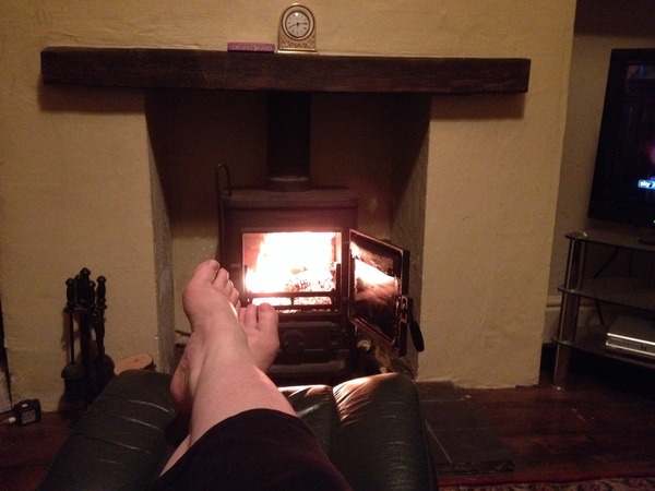 What do you think of my wood burning stove and mantelpiece??