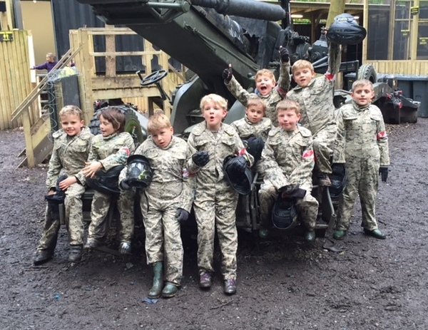 We've been paintballing - read about it here!