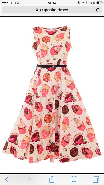 Cupcake print dress