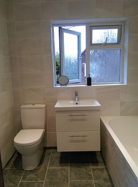 What's the current fashion for bathrooms?