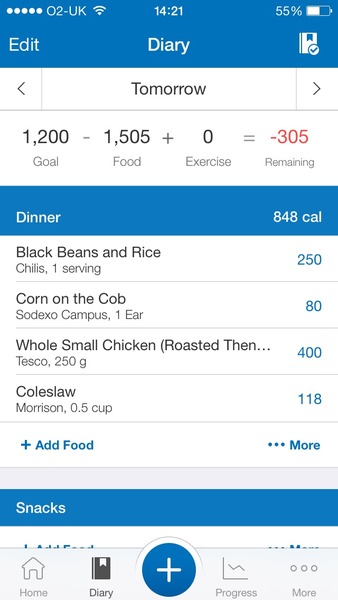 MFP to lose weight